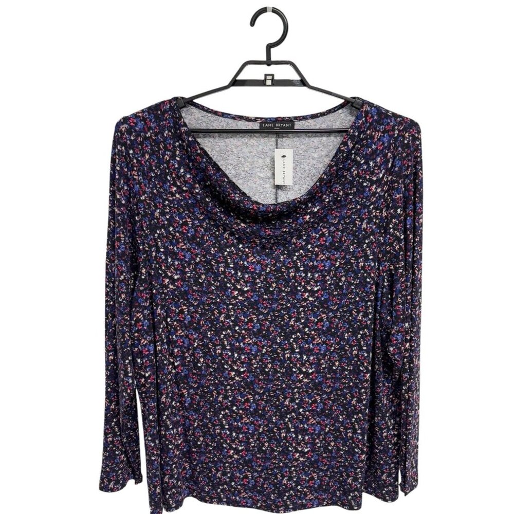 Lane Bryant women's Blouse cowl neck long sleeve size 22/24